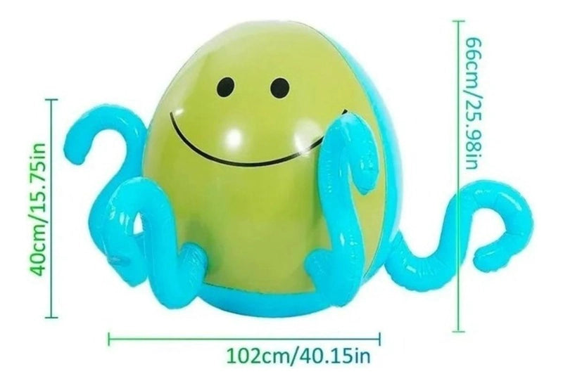 Pulpo Inflable Lanza Agua Chorro Verano