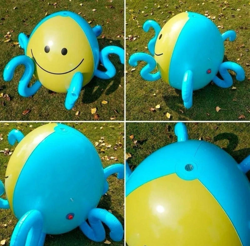 Pulpo Inflable Lanza Agua Chorro Verano