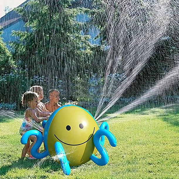 Pulpo Inflable Lanza Agua Chorro Verano